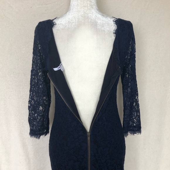 Diane von Furstenberg Zarita Lace Sheath Dress - Picture 6 of 15